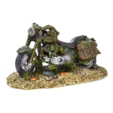 Decoração Aquário Motorcycle Wreckage 